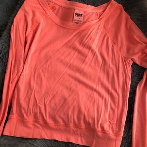 PINK Bright Colored Long Sleeve Shirt